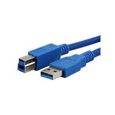 Kabllo USB MediaRange MRCS149, USB 3.0, USB-A Mashkull në USB-B Mashkull, 3m - Blu