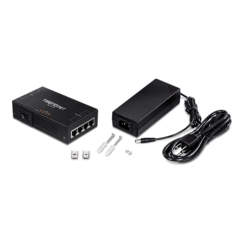 TRENDnet TPE-147GI 65W PoE+ Injektor 4-Port Gigabit - 7