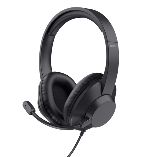 Kufje me kabllo Trust Ayda Max / Stereo / USB‑C + USB‑A  - Zezë - 5