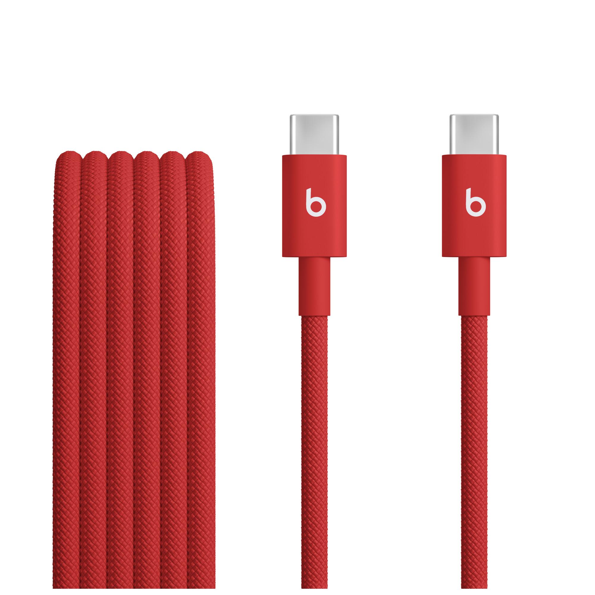 Kabllo USB Apple Beats USB-C në USB-C / MDGF4ZM/A / 1.5 m / USB 2.0 / 60W –Kuqe - 1