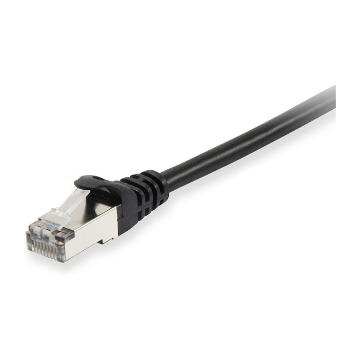 Kabllo për Rrjet Equip Patch Cat6A S/FTP RJ45 në RJ45 / 0.15m / LSZH / Polybag – Zezë - 2