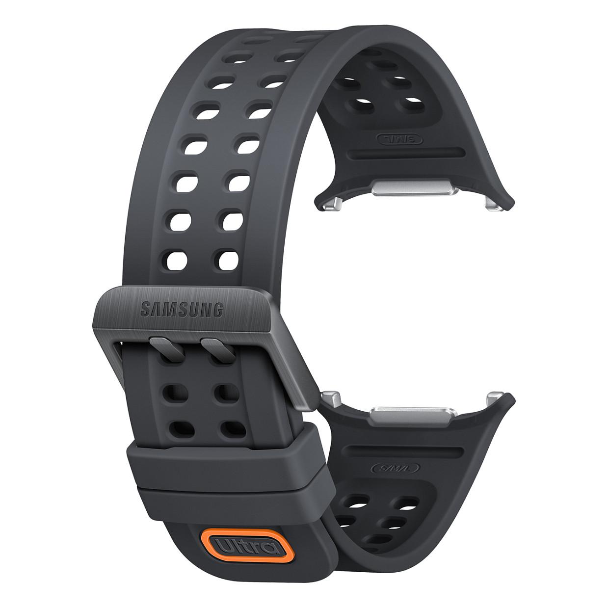 Rrip për ora Samsung Galaxy Watch Ultra2 / Marine Band / Madhësia S/M/L - Zezë - 3