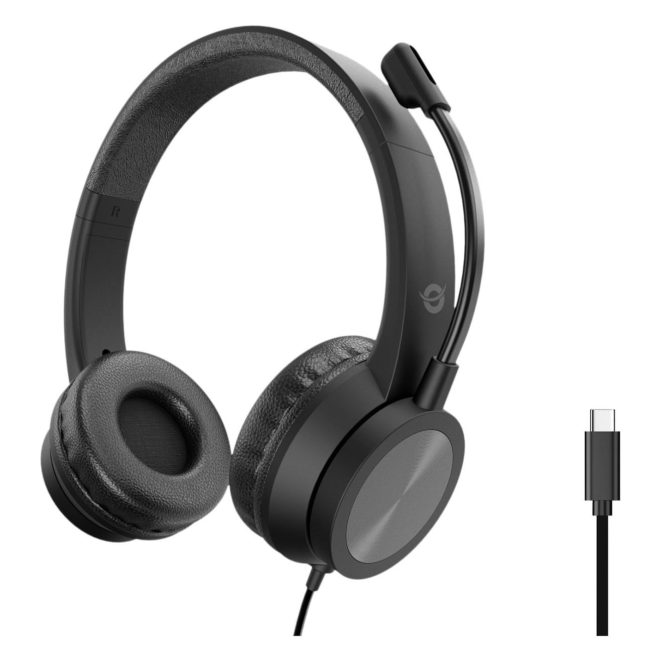 Kufje me kabllo Conceptronic POLONA05BC / USB-C / Stereo - Zezë