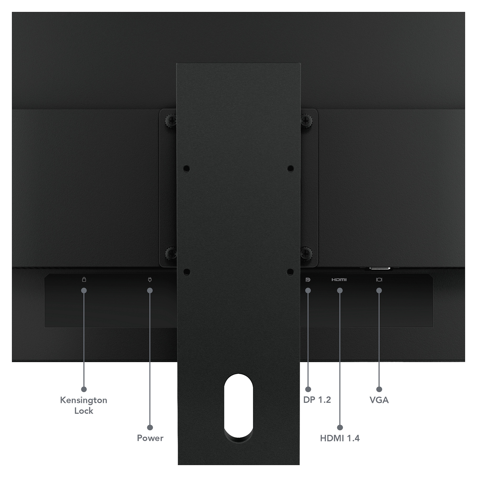 Monitor Lenovo ThinkVision E24-40 / 23.8" / Full HD IPS / 100Hz / 6ms / HDMI+DisplayPort+VGA - Zezë - 10