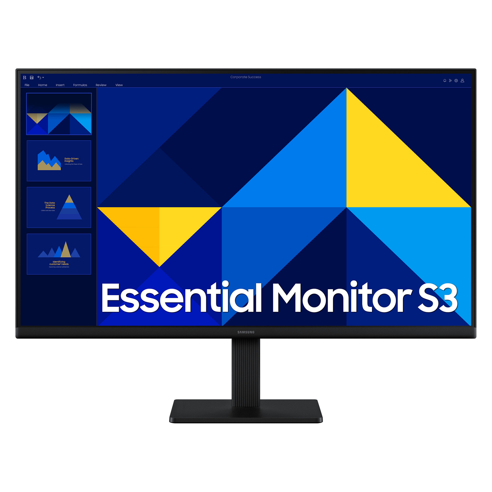 Monitor Samsung S27D300GAU / 27” / Full HD IPS LCD / 100Hz / 5ms / VGA+HDMI - Zezë - 2