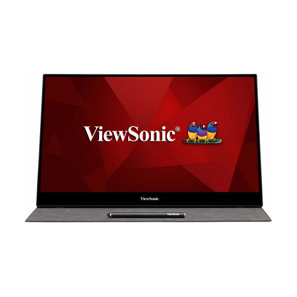 Monitor ViewSonic TD1655, 15.6", 16:9, Flat, IPS Touchscreen, Full HD, USB-C, Mini HDMI – Argjend - 1