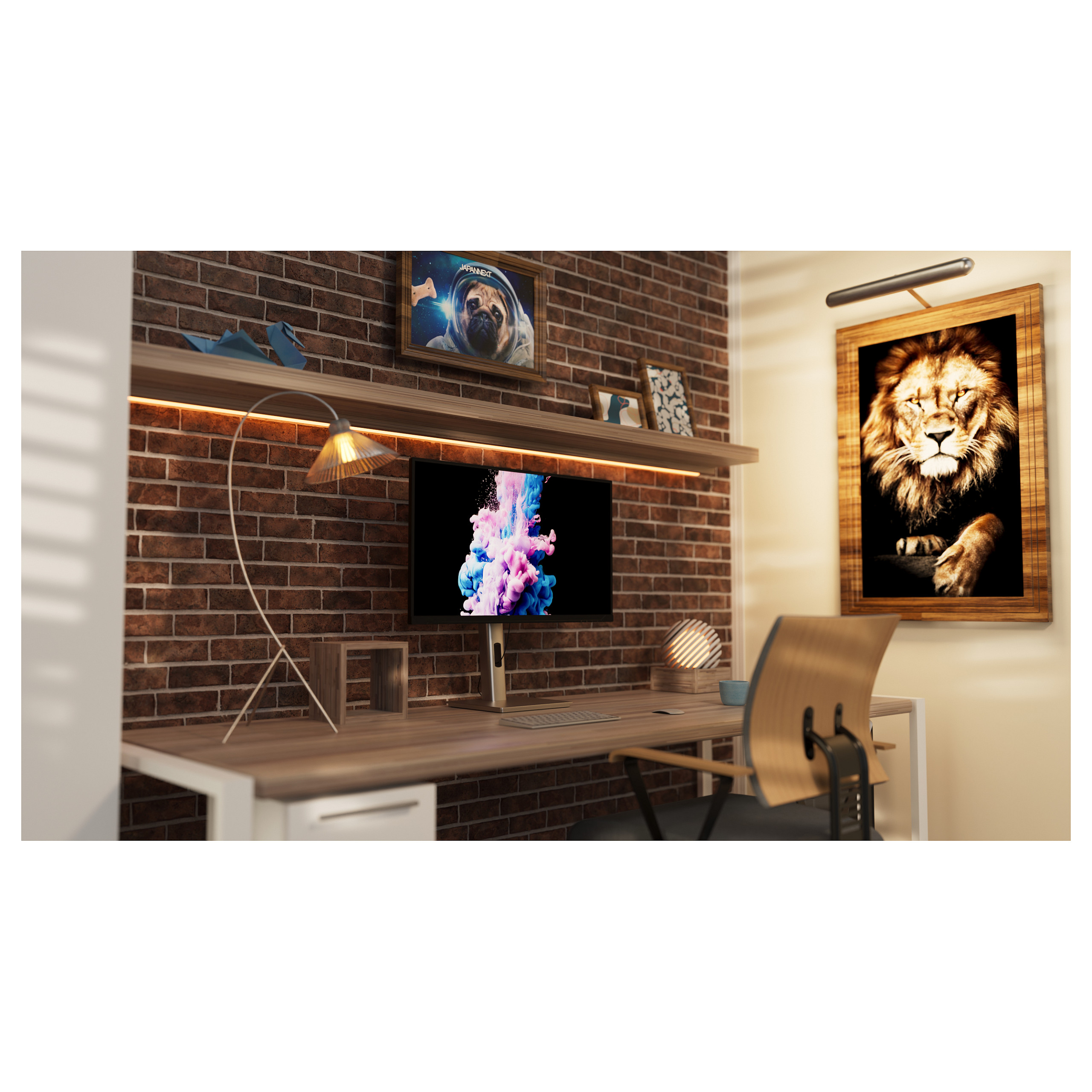 Monitor JapanNext / 27"/ 5K Ultra HD IPS / LED / 60Hz / 8ms / HDMI+USB+DP - Argjend - 11