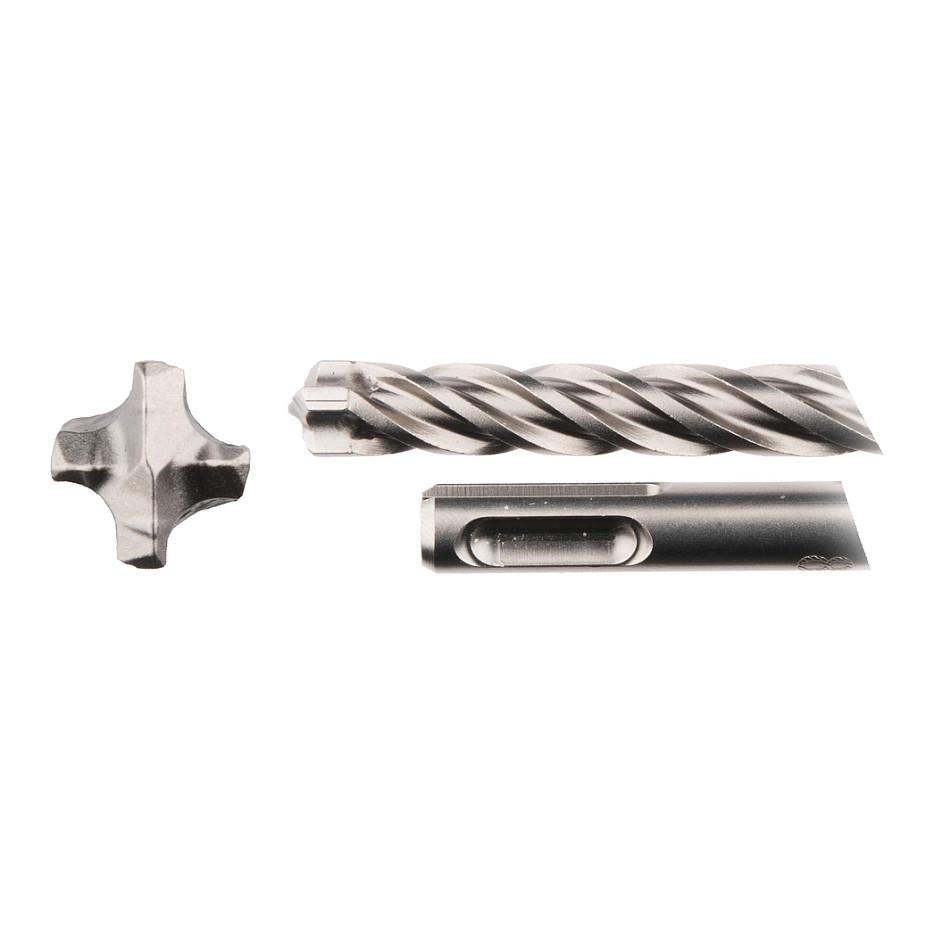 Burgji për Beton Makita NEMESIS II SDS-Plus, 10mm, 150/215mm, 4 Tehe - Argjend