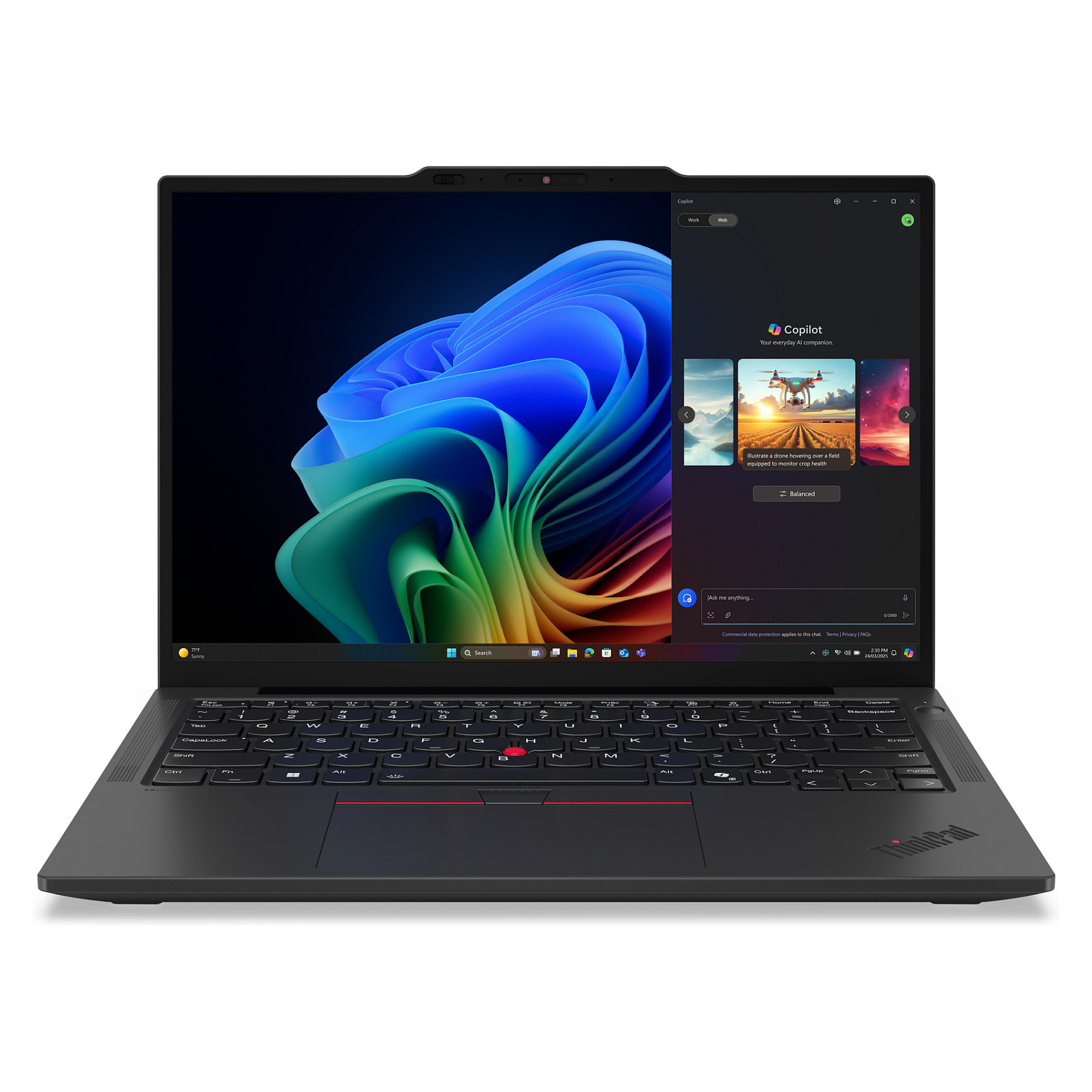Laptop Lenovo ThinkPad X13 AMD G6 / Ryzen AI 7 350 / 32GB LPDDR5 / 1TB / 13.3" WUXGA IPS / AMD Radeon 860M / DE  / e zezë - 1