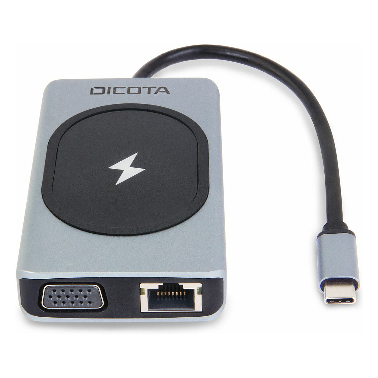 Docking station + Adapter D Dicota USB-C 10-in-1 Charging Hub 4K PD 100W silver - 4