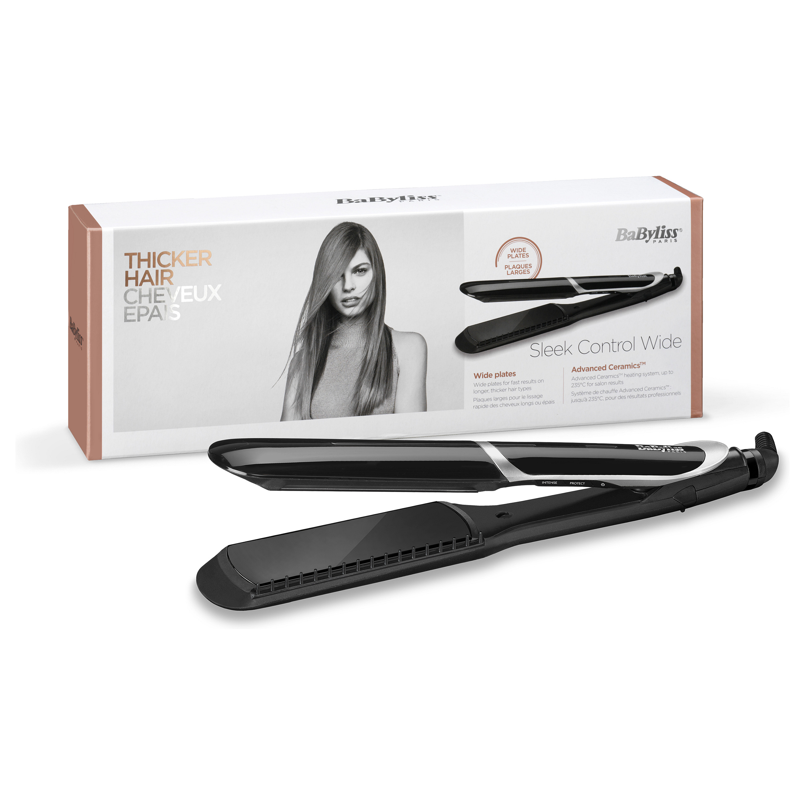 Drejtuese per Floke BaByliss ST397E Sleek Control Wide with Ionic Technology - 7