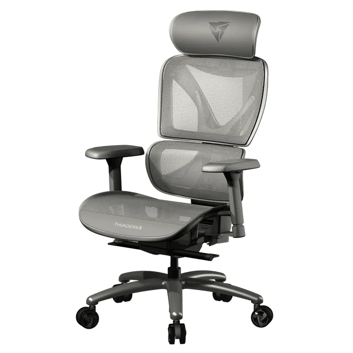 Karrige Gaming ThunderX3 XTC Mesh / SYNC5 / 3D Armrests / 2D Headrest / 135° / 150kg – Gri
