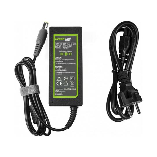 Adapter për Laptop Green Cell PRO AD16AP, 65W, 20V, 3.25A, 7.7x5.5mm - Zezë - 4