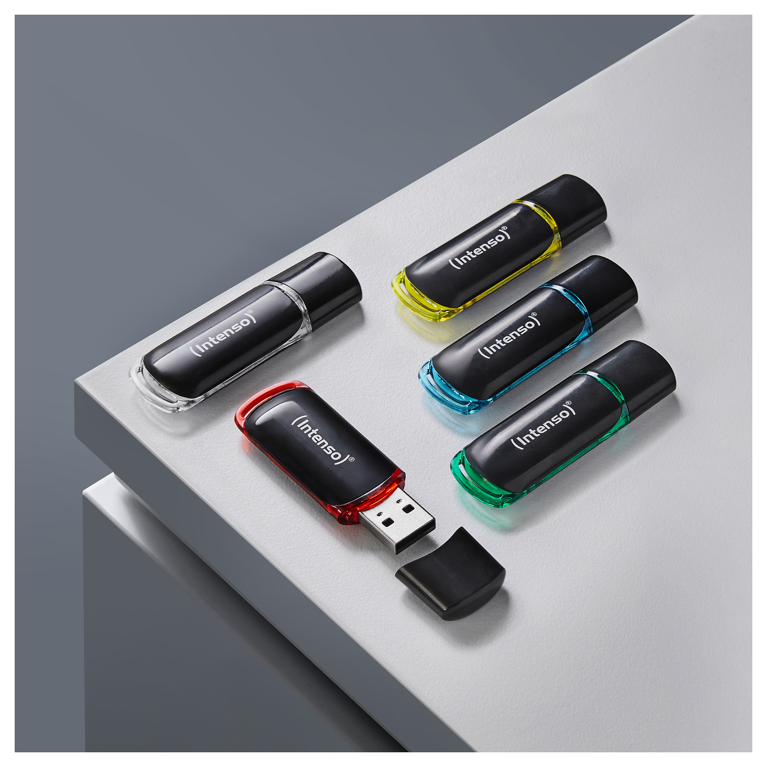 USB Flash Drive Intenso Business Line / 16GB / USB 2.0 / 5 Copë - Zezë - 6
