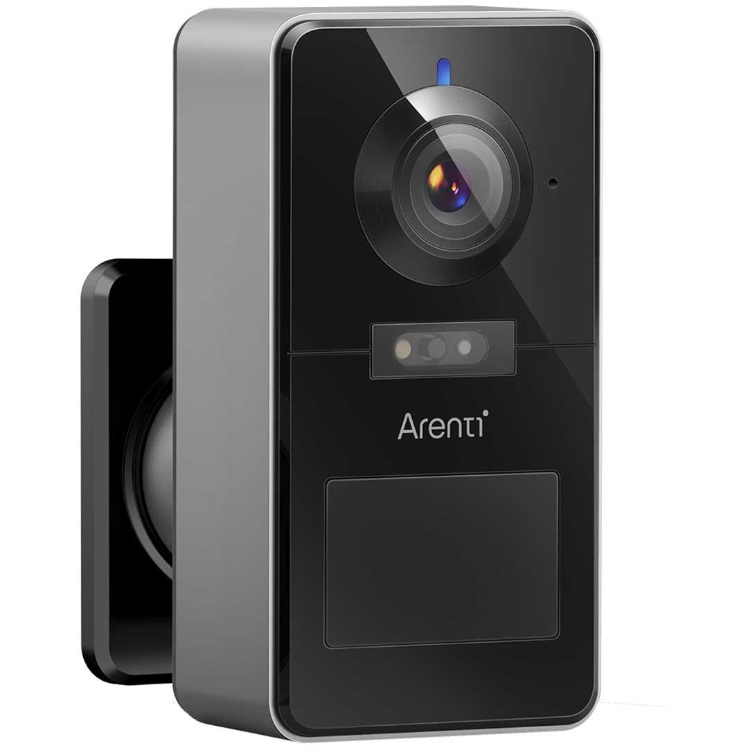 Kamerë Sigurie IP Arenti POWER1Q, 4MP, 2K, Wi-Fi 2.4GHz, 9600mAh, 10m Night Vision, 2-Way Audio, IP65 - Zezë - 1