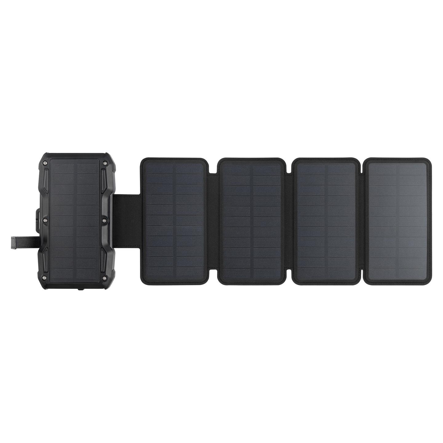 Powerbank Sandberg Solar 5-Panel 27000 / 27.000mAh / 22,5W / USB-A + USB-C / Wireless / Solar - Zezë