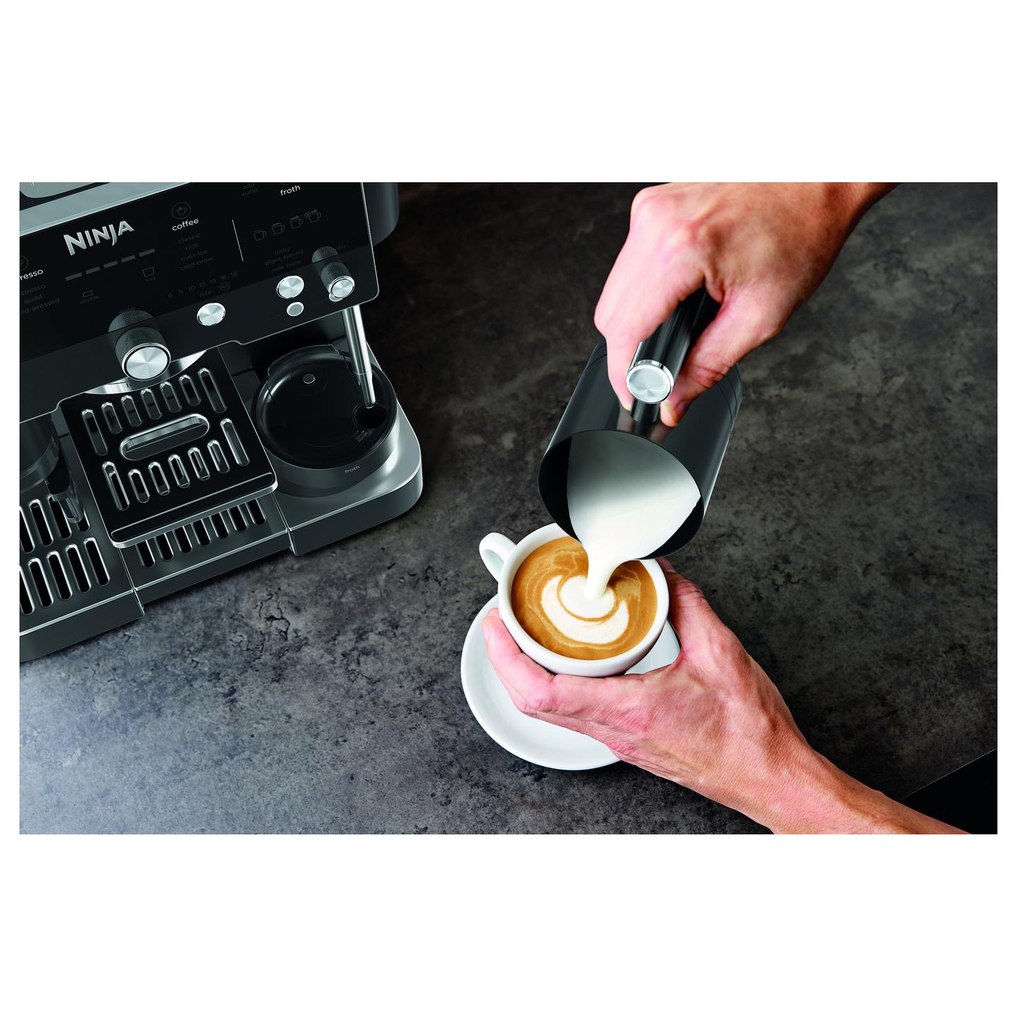Aparat për Kafe Ninja Luxe Café Premier ES601EUBK, 1650 W, Mulli i Integruar, 25 Nivele Bluarjeje, 2 L – Zezë - 8