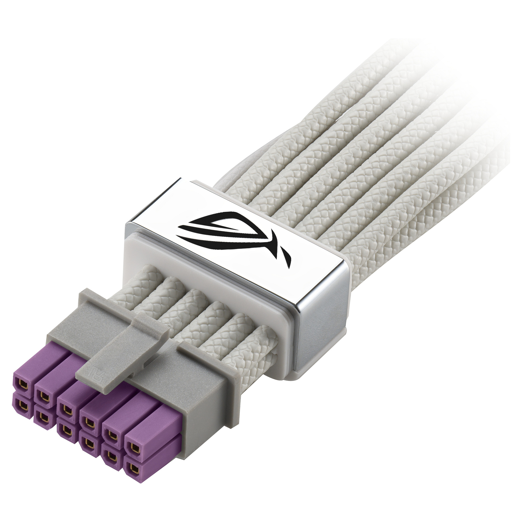 Kabllo për furnizim me Energji ASUS ROG Equalizer / PCIe 16-pin / PCIe x16 Gen 4.0 / 0.75m - Bardhë - 9