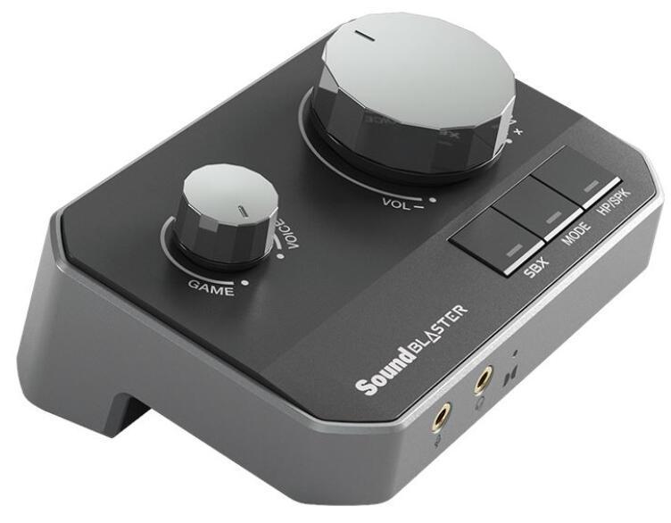 Karta të Zërimit Creative Sound Blaster G8 / 32-bit / 384kHz / USB-C / 130dB / Dolby Audio – Zezë - 3