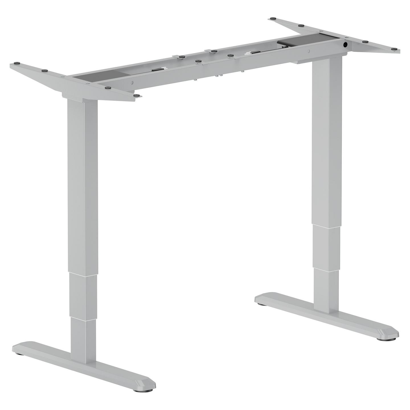 Kornizë për Tavolinë EQUIP 650813, Elektrike, 2 Motorë, 2 Këmbë, 125kg, 62–126cm, 1x USB-C 18W - Gri