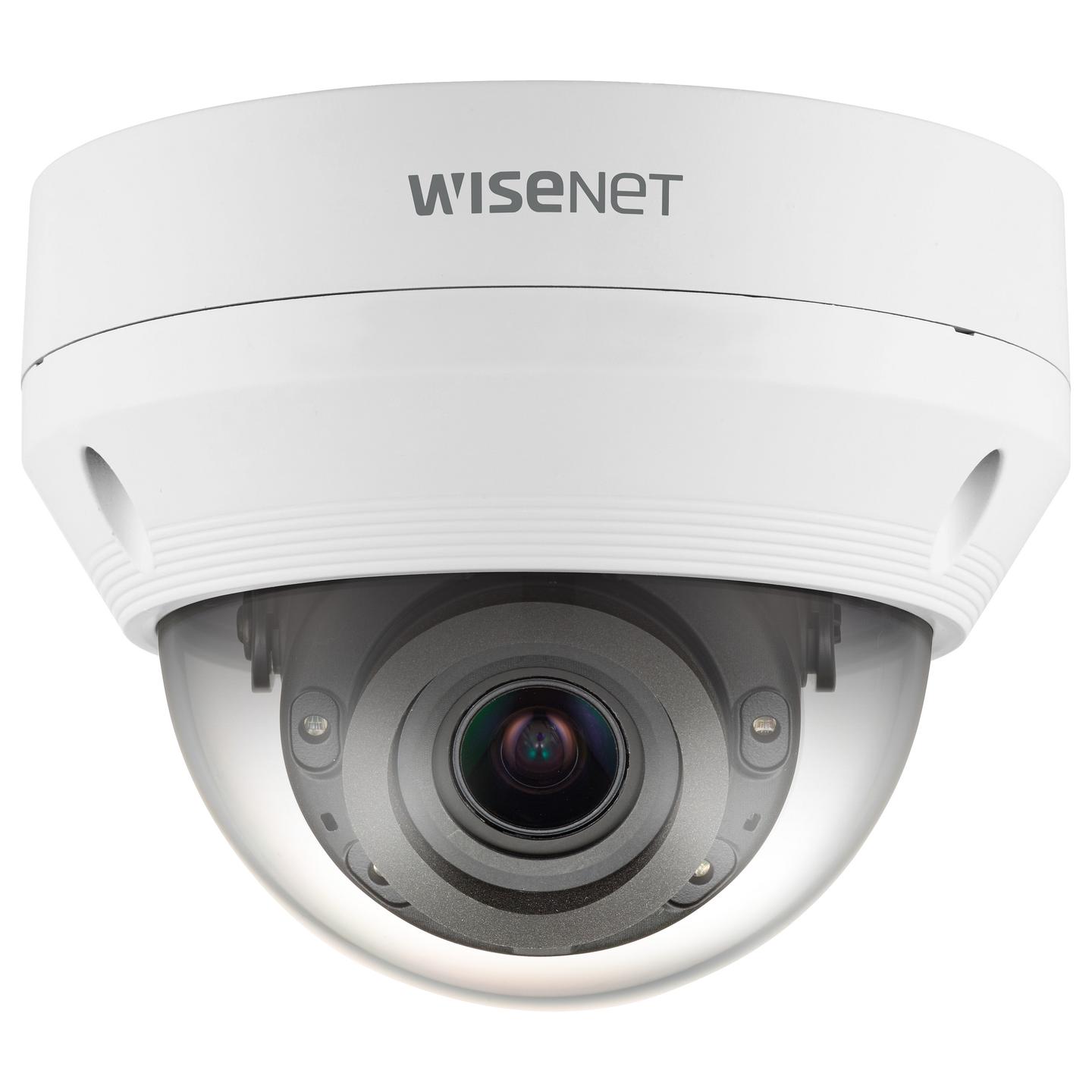 Kamerë Sigurie IP CCTV Hanwha Wisenet QNV-8080R, 5MP, 3.2–10 mm, 3.1x, 101°–31°, IR 30 m, PoE, IP66, IK10 - Bardhë