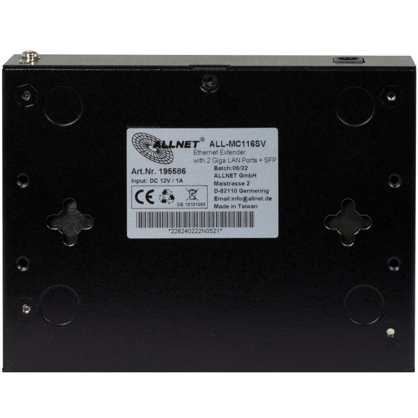Switch ALLNET NET Z ISP Bridge Modem VDSL2 mit Vectoring/Point-to-Point Slave-Modem unmanaged ALL-MC116SV-VDSL2 - 4