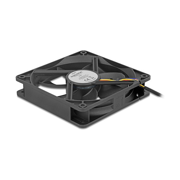 Ftohës për Kasë DeLOCK 67303 / 120mm / 2000 RPM / PWM – Zezë - 2