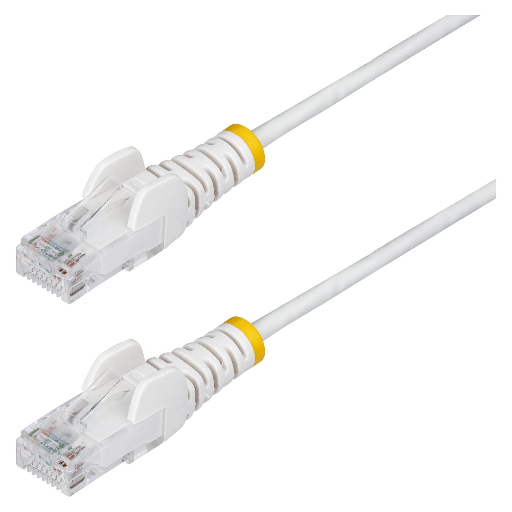 Kabllo për rrjet Ethernet StarTech Cat6 2.5m Slim RJ45 LSZH – Bardhë