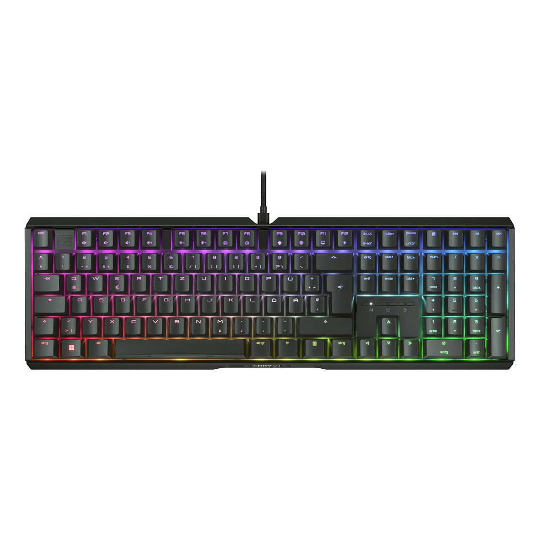 Tastierë Gaming CHERRY XTRFY MX 3.1 RGB MX2A Red Wired / QWERTZ - Zezë - 1
