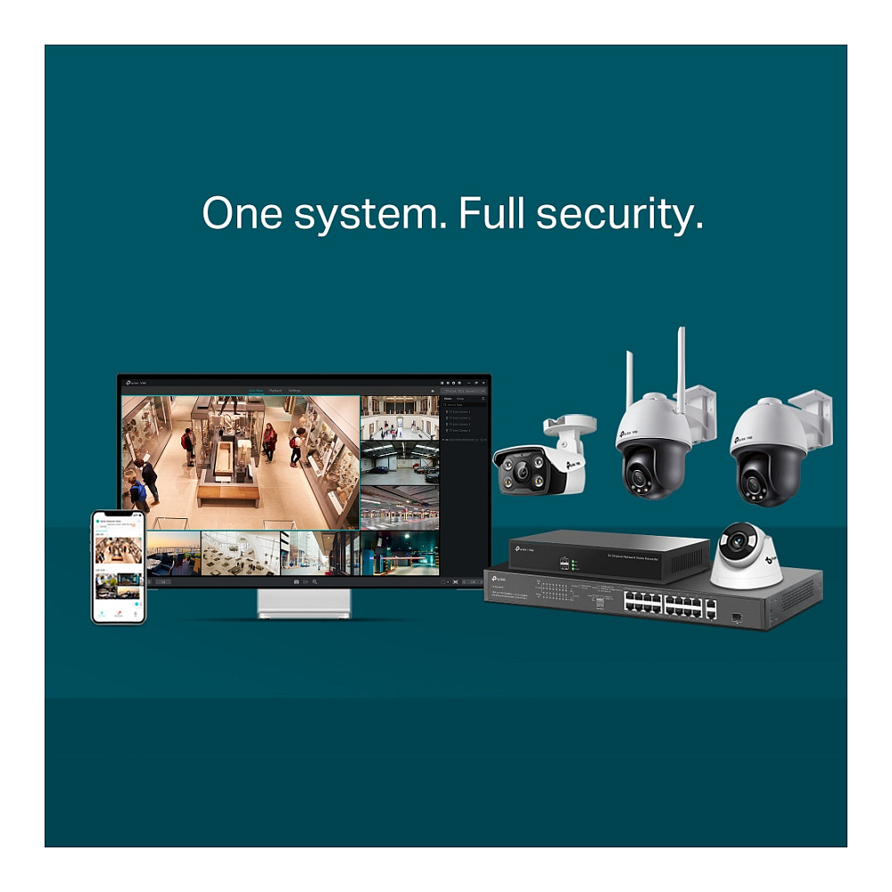 Kamerë Sigurie IP CCTV TP-Link Omada VIGI C540, 4mm,4MP, Full-Color Pan - 7
