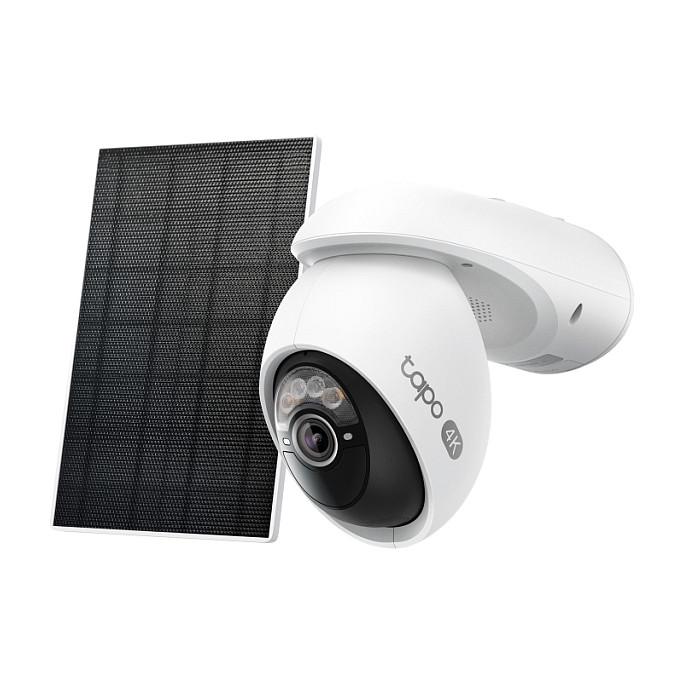 Kamerë Sigurie IP CCTV TP-Link Tapo C660 KIT, 8MP, 4K, Pan/Tilt 360°, 18x Digital Zoom, AI Tracking, Color Night Vision, Wi-Fi, Panel Solar, Bateri, IP65 - Bardhë - 2