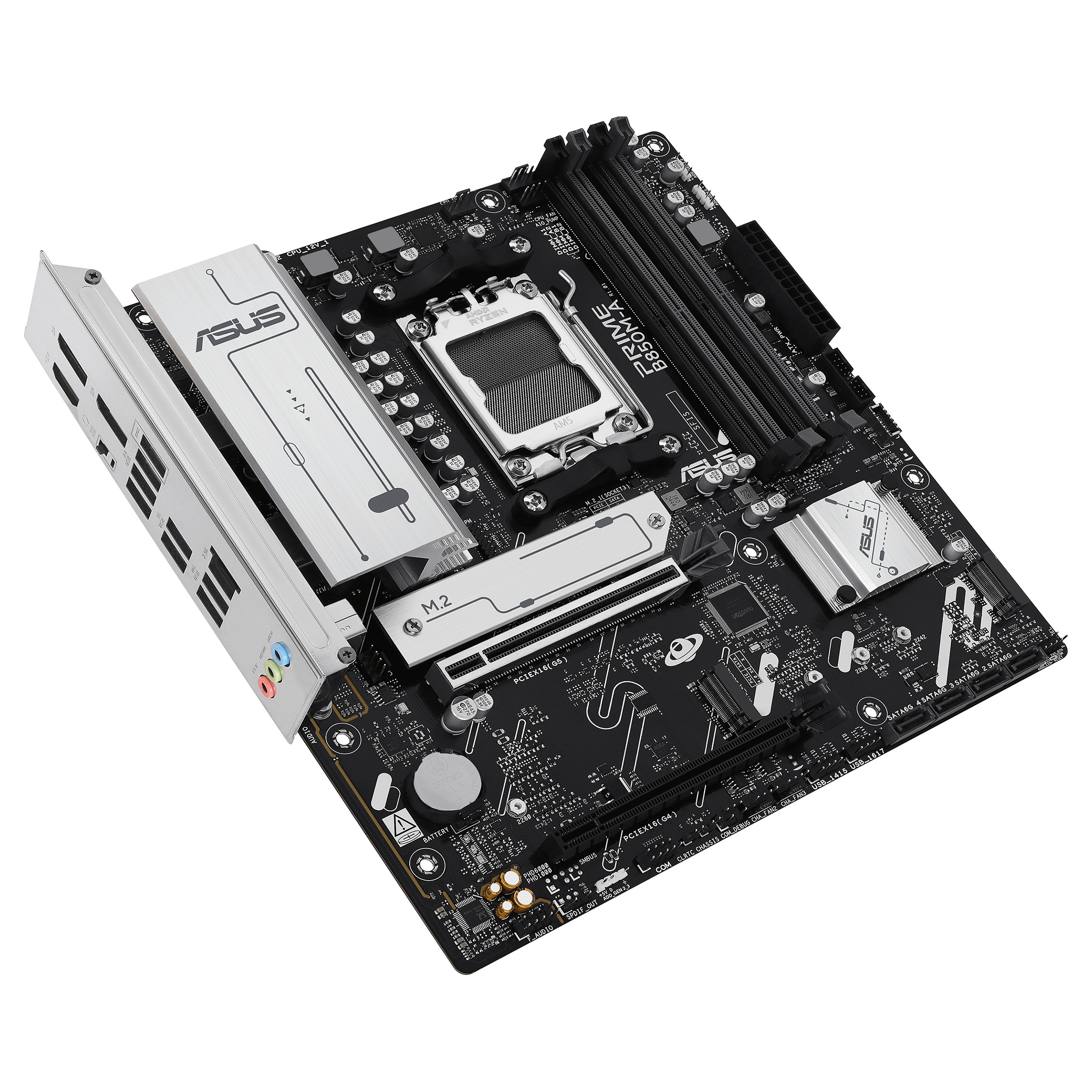 Pllakë Amë MB AMD ASUS PRIME B850M-A-CSM / AM5 / DDR5 / HDMI+DP - 6
