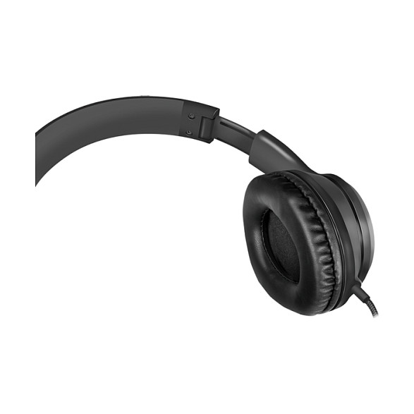Kufje me kabllo LogiLink HS0053 / Stereo / Over-Ear / Mikrofon / 3.5 mm / 1.2 m – Zezë - 5
