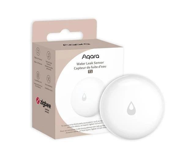Sensor për Rrjedhje Uji Aqara Water Leak Sensor T1, Zigbee 3.0, CR2032, IP67 - Bardhë