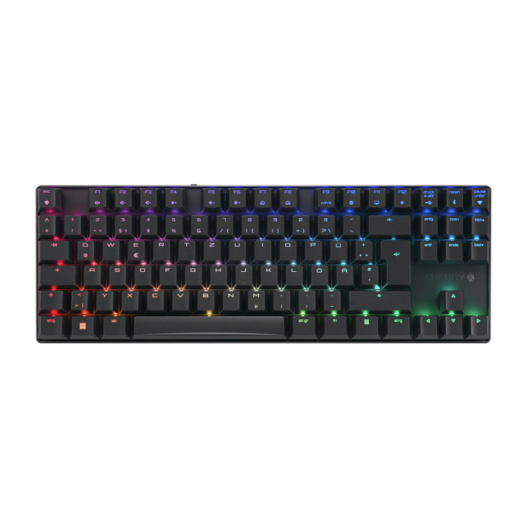 Tastierë Gaming Cherry Xtrfy MX 8.2 TKL RGB Wireless / MX Brown / QWERTZ - Zezë - 1