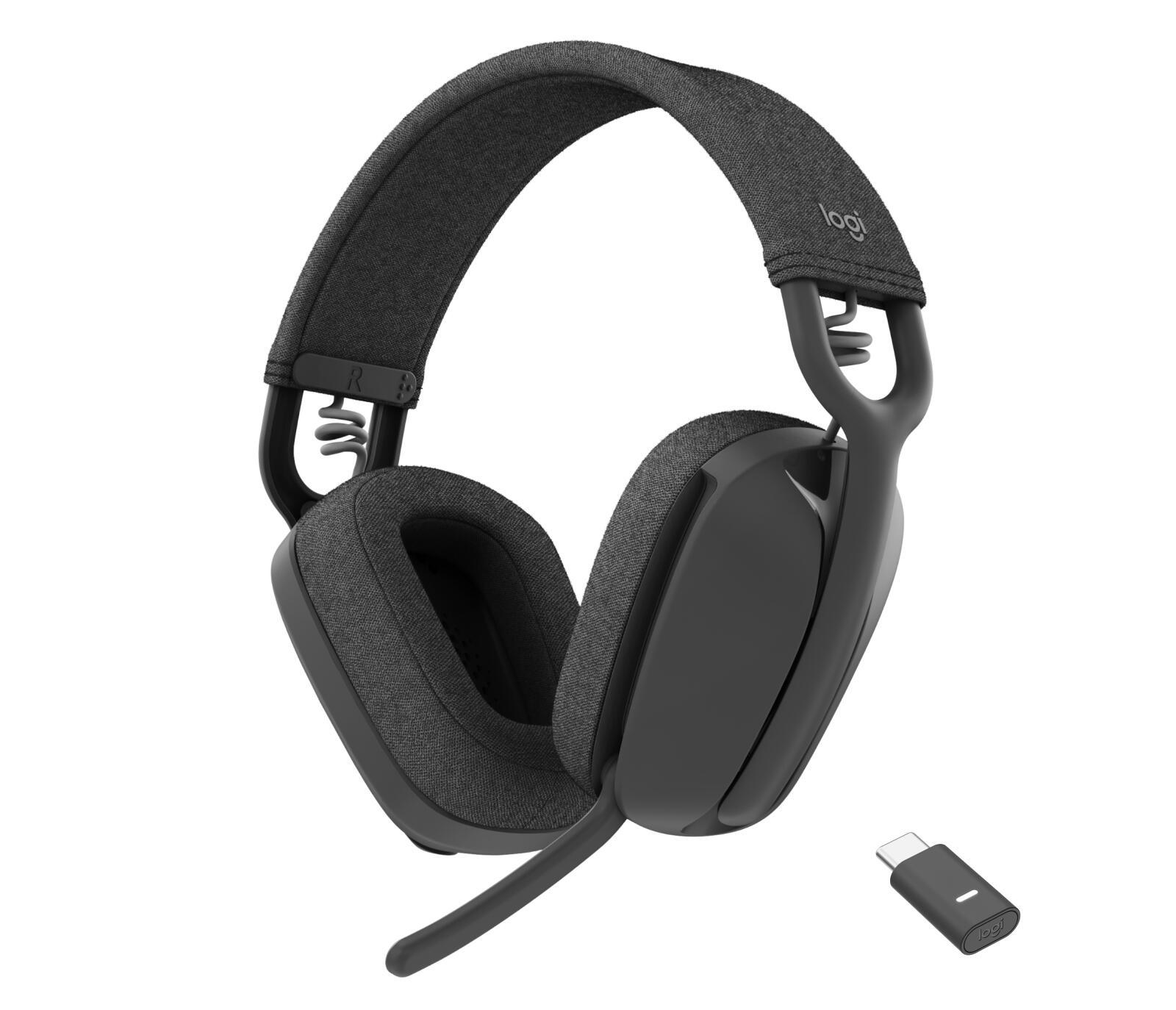 Kufje pa kabllo Logitech Zone Vibe / Bluetooth / Wireless / Mikrofon Noise Cancelling - Gri