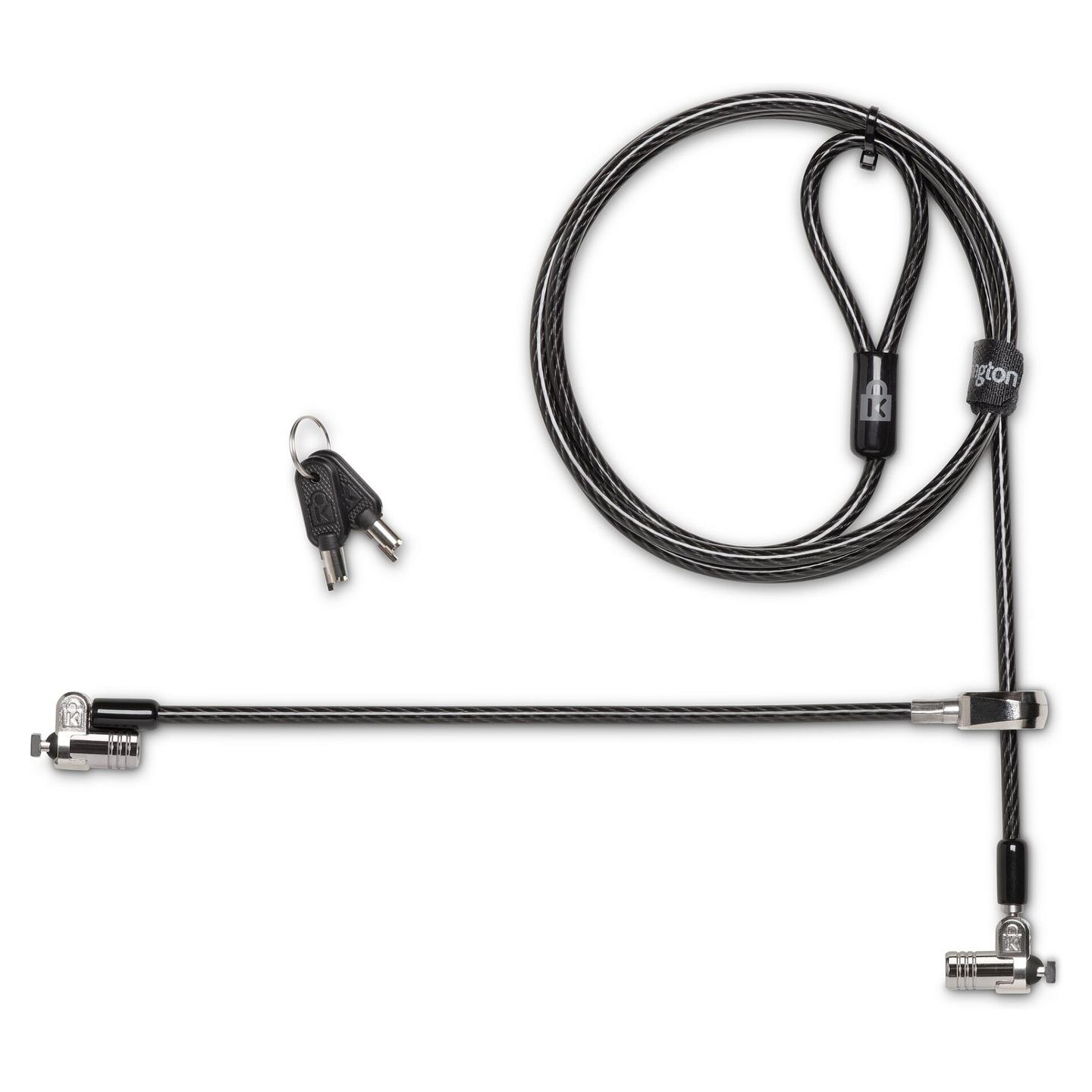 Bravë Sigurie Kensington MicroSaver 2.0 K65048WW / 2 Pajisje / me Çelës / Twin Lock Head - Zezë - 2