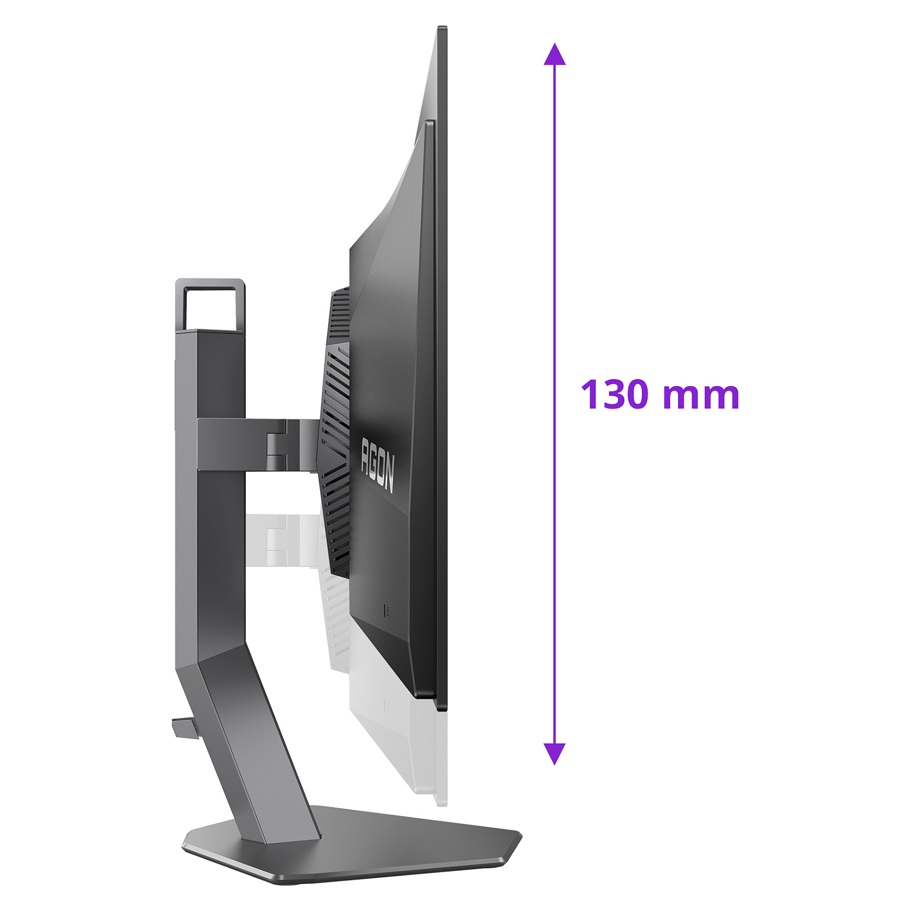 Monitor Gaming AOC AG276UZD / 26.5" / 4K Ultra HD OLED / 240 Hz / 0.03 ms / HDMI+USB+DP - Zezë - 2
