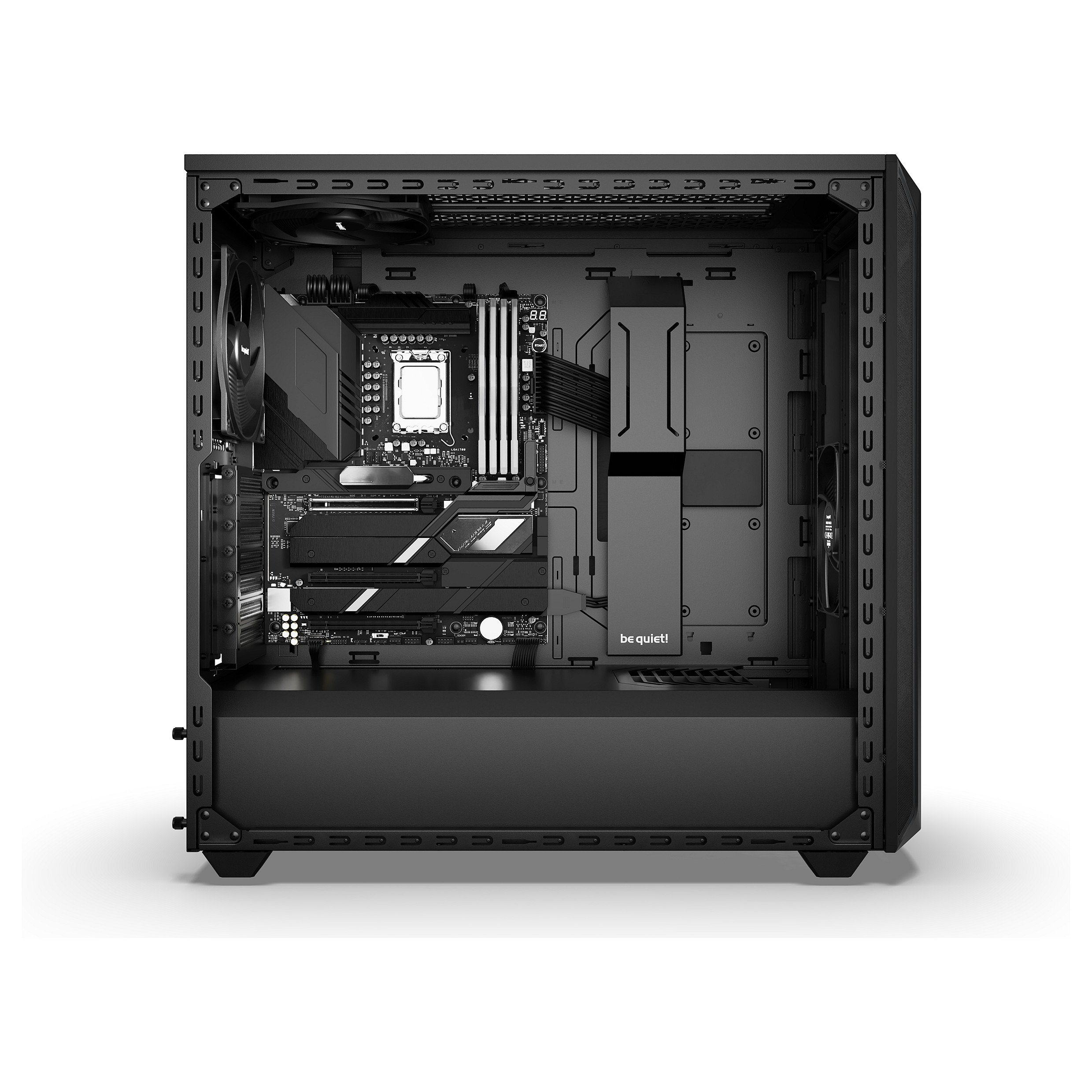 Kasë Midi be quiet! SHADOW BASE 800 – Zezë - 9
