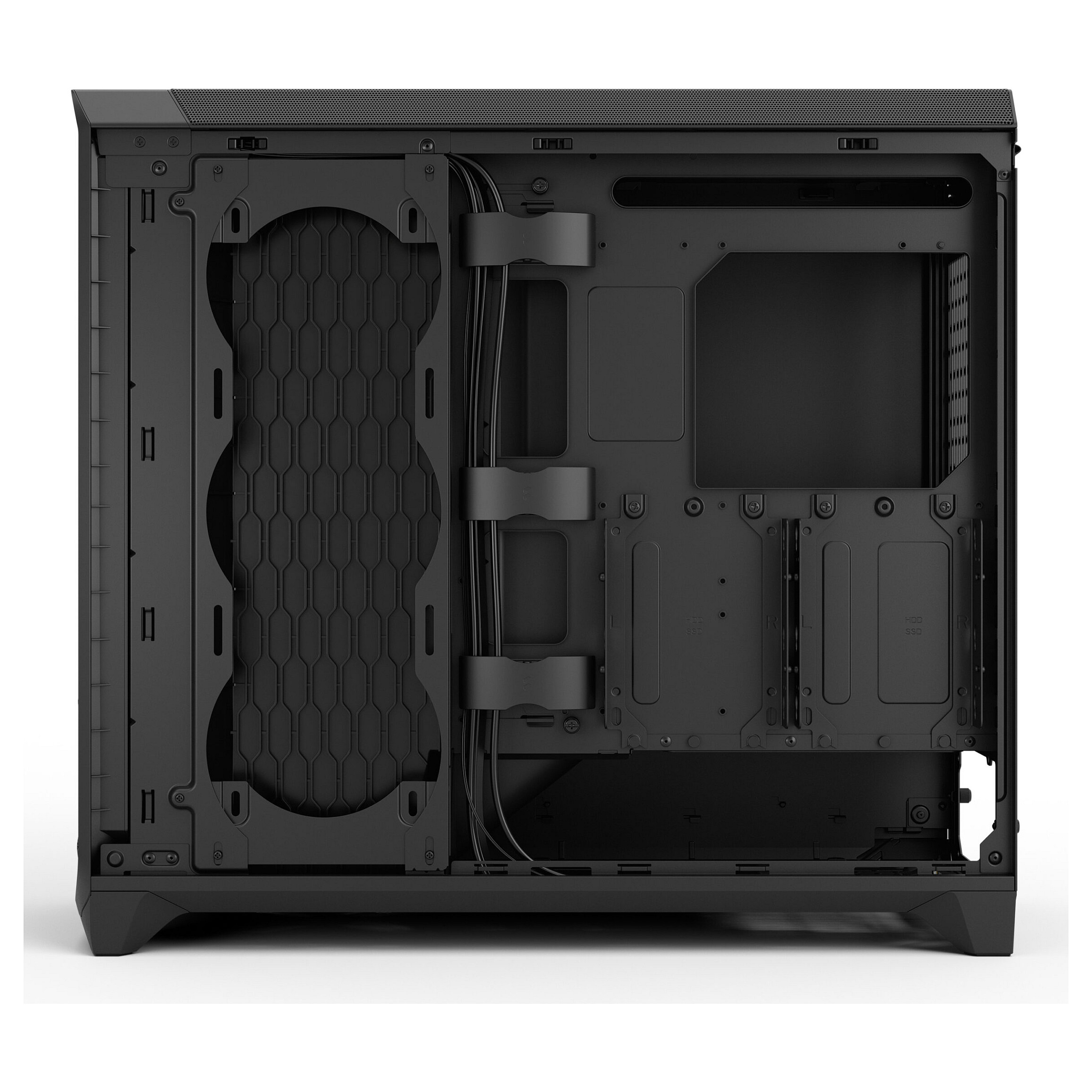 Kasë PC Fractal Design Meshify 3 XL Black Solid / EATX / ATX / 3x 140mm Fan - Zezë - 13
