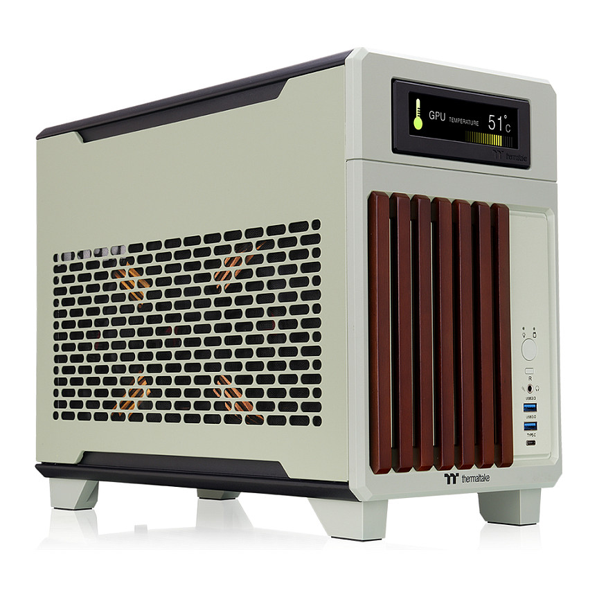Kasë Mini Thermaltake TR100 WS – Gjelbër - 2