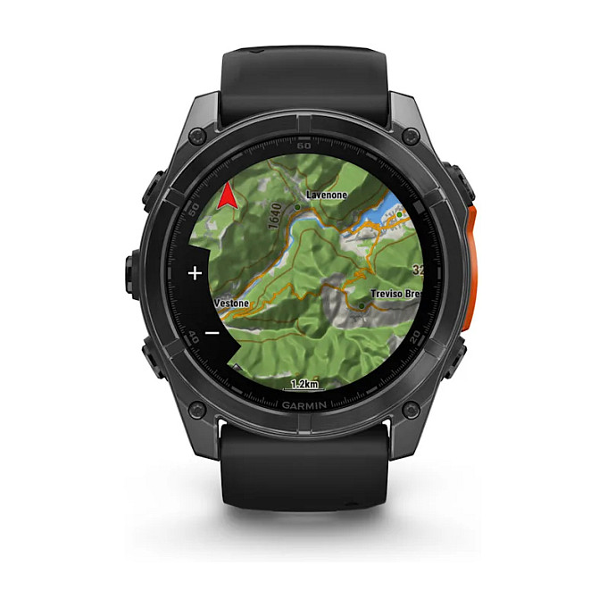 Orë e Mençur Garmin fēnix 8 51mm AMOLED / AMOLED 1.4" / GPS / 32GB / Bluetooth / Sportive / Monitorim Shëndeti - E Zezë - 6