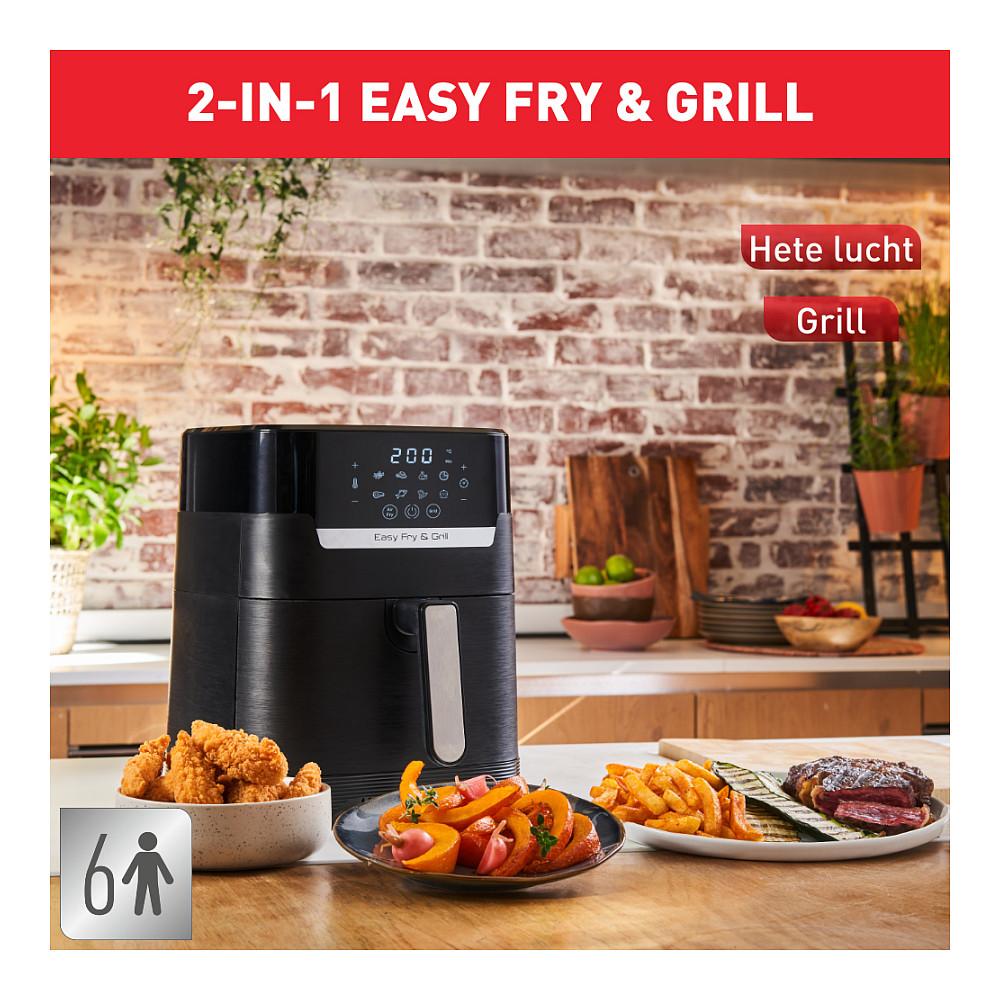 Fryer Tefal Easy Fry & Grill Precision / EY5058 / 4.2L / 1550W / 8 Programe / 80–200°C / Touch / Grill / Dehydrate – Zezë - 15
