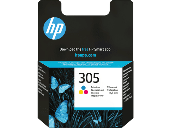 INK HP 305 / 3YM60AE / 3ml / 100 faqe – Blu/Rozë/Verdhë - 1