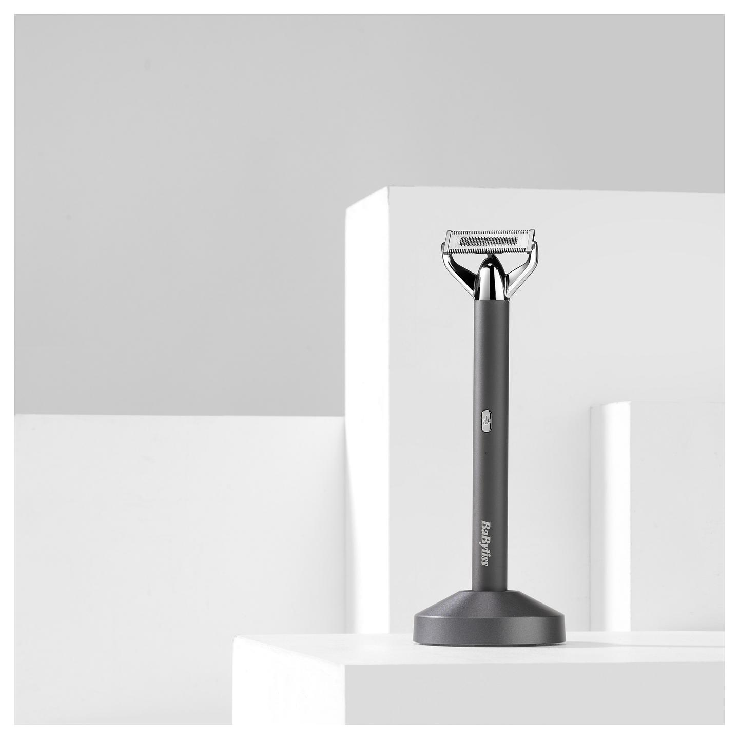 Makinë e rrojës dhe trimer BaByliss X-Blade OT996E / Japanese Steel / 0.2 mm / Wet & Dry / USB-C / 45 Min – Argjend - 9