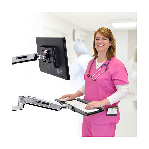Mbajtëse e tastierës dhe mausit Ergotron LX / 2.2 kg / 51 cm / Shtrirje të tastaturës 107 cm - 5