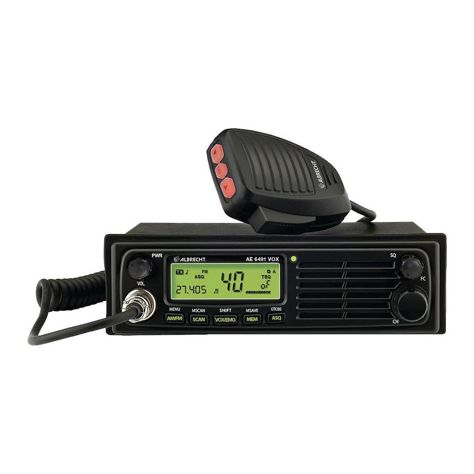 Radio CB Albrecht AE 6491 VOX / 40 AM / 40 FM / 4W / VOX / 12/24V - Zezë
