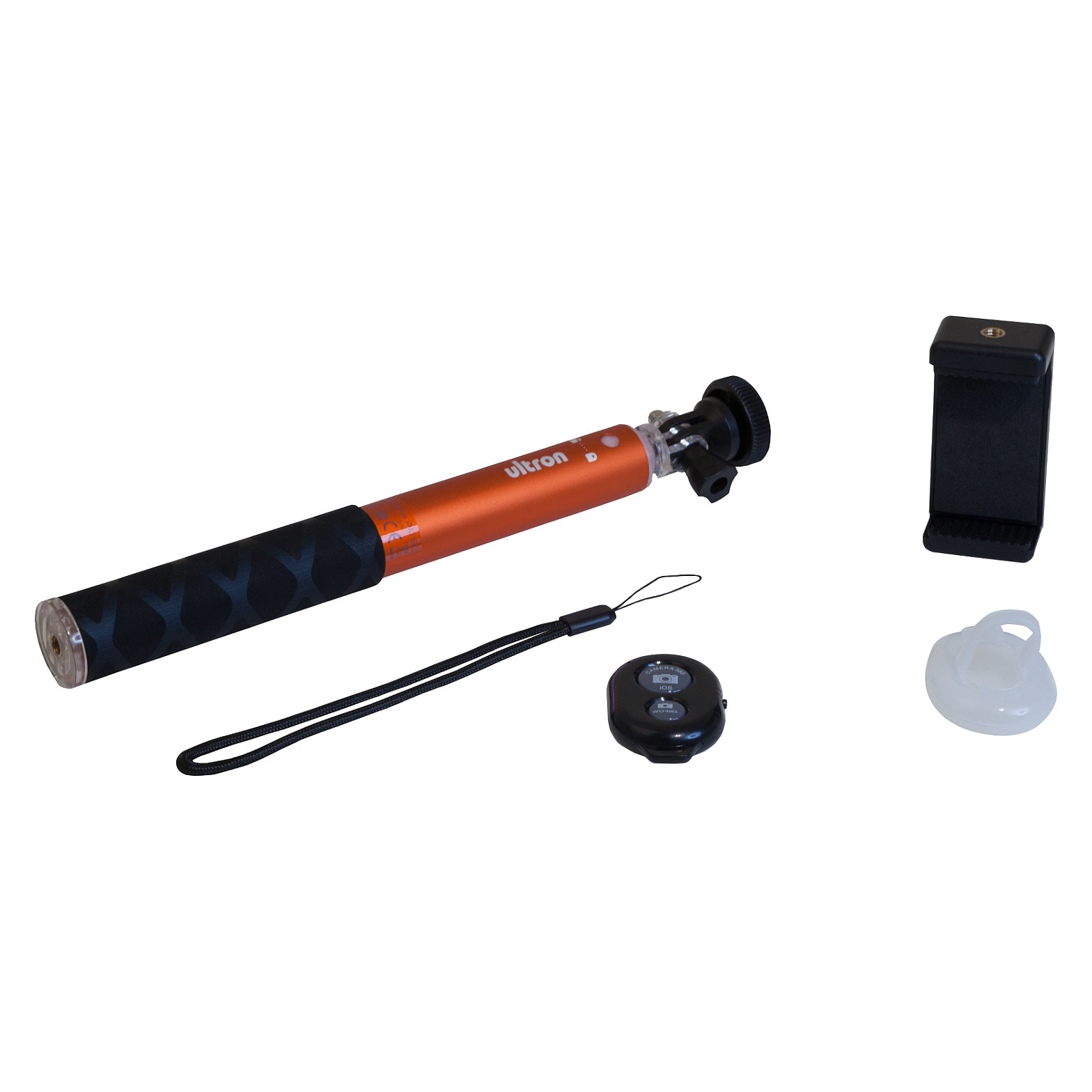 Aksesorë ultron Selfie-Stick Alu 80 - Zezë/Portokalli - 2