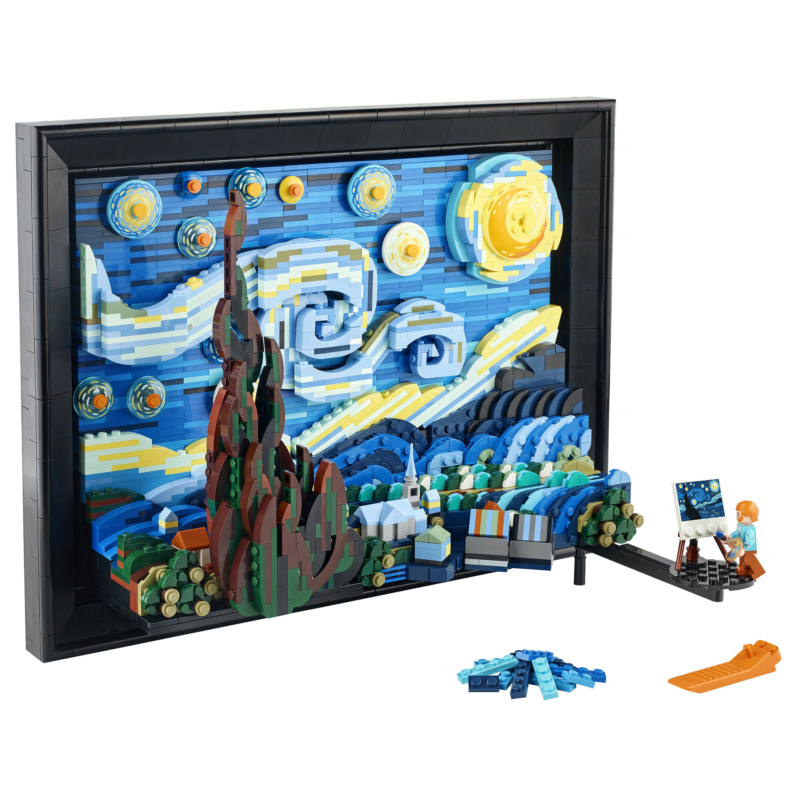 LEGO Ideas Vincent van Gogh – The Starry Night - 4