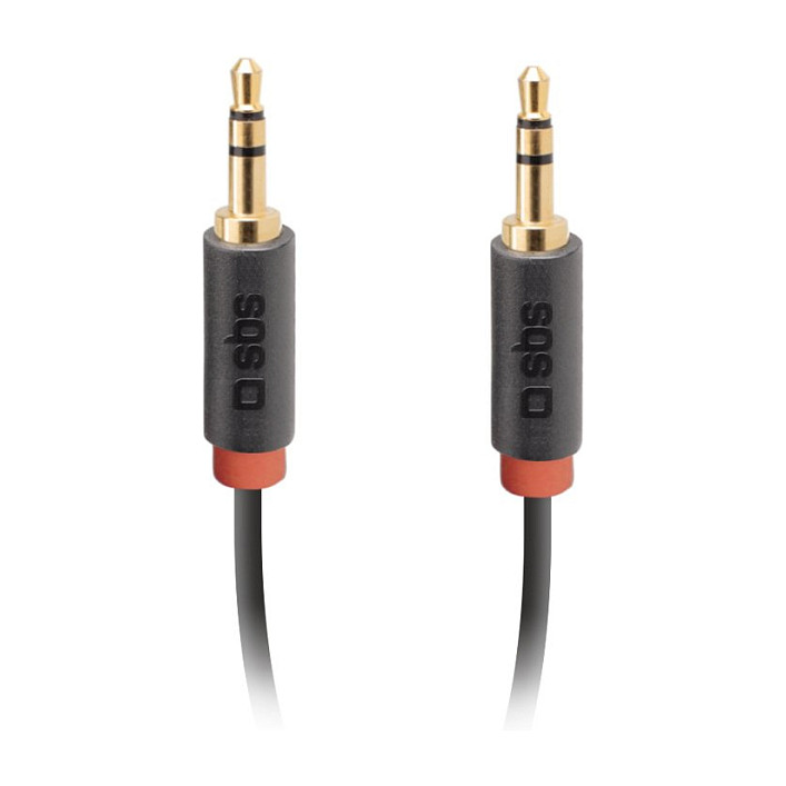 Kabllo SBS TECABLE35KR / Jack 3.5mm → Jack 3.5mm / 1.5m – Zezë